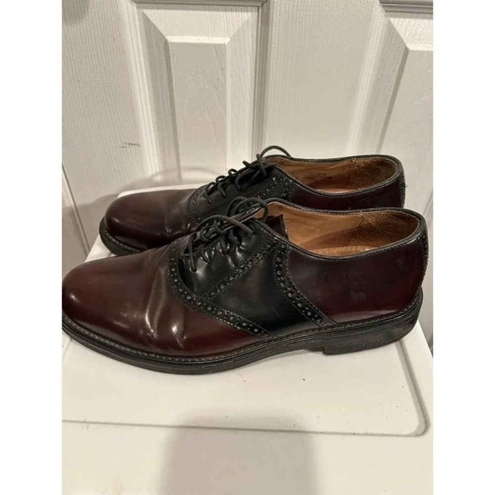 Bostonian Two‑Tone Brogue Dress Shoes Men's‎ 11 Brown/Black